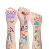 WENTIYA 240 Pieces Mermaid Temporary Tattoos Themed Birthday Party Favors Supplies Decorations, Mermaidl Tattoo Stickers Gifts For Game Prizes Reward (Temporary Tattoos)
