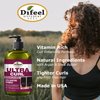 Difeel Ultra Curl 3-PC Curl Boosting Hair Care Set : Ultra Curl Shampoo 12 oz, Conditioner 12 oz and Hair Oil 2.5 oz. Set