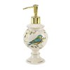Avanti Linens - Soap Dispenser & Lotion Pump, Nature Inspired Bathroom Accessories, Ivory (Gilded Birds Collection)