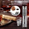 LAFULI Cigar Lighter, Cigar Punch, Cigar Draw Enhancer, Cigar Holder,All-in-one Refillable Butane Torch Lighter. Cigar Accessories(Gas Not Included)