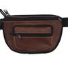 Small - DTOM Concealed Carry Fanny Pack Buffalo/Bison Leather-Tan