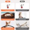 ENJOY PET Pet Heating Pad, Dog Heating Pad with 12 Level Timer and Temperature, Indoor Heating Pad for Cats Dogs with Iron Chew Resistant Pipe, Long-Time Working Pet Heated Mat, Auto Power Off