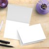 Half Fold 4.5 X 6 White Greeting Cards - 100 Cards