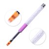 WOKOTO 4 Pcs Ombre Nail Brush Ombre Brush For Gel Nails Gradient Nail Sponges For Ombre Brushes For Acrylic Nails Set Nail Art Brushes For Acrylic Application Nail Art Tools For Nail Art