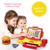 FS Toy Cash Register for Kids, with True Barcode Scanner & Calculator Toys, Pretend Play for Toddlers 3-5, Shopping Playset, Kids Cash Register with Credit Card for Kids Boys and Girls Ages 3 4 5 6 8