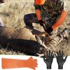 YUNVI 30 Pairs Field Dressing Gloves Deer Hunting Gutting Gloves, Veterinary Gloves Includes Disposable Arm Gloves & Nitrile Gloves