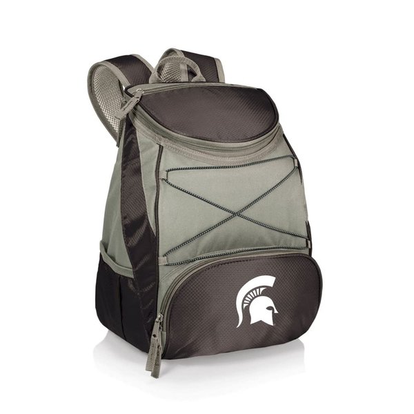 Michigan State Spartans - PTX Backpack Cooler, (Black with Gray Accents)
