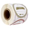 Write On Canning Labels / 250 Jar Lid Labels / 4 Earth Tone Patterned Food Preservation Labeling Designs / 2" Fill in Round Can Top Stickers/Made in The USA