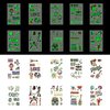 Rock and Roll Rave Festival Temporary Tattoos Sticker,Music Festival Party Glow in The Dark Accessories for Women Men in Party Favors Supplies