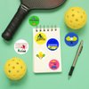 Oringaga 500 Pieces Pickleball Themed Party Decorations Labels Roll Stickers-Pickleball Sport Party Supplies Decorations Birthday Party Favors Decor DIY Sticker Labels