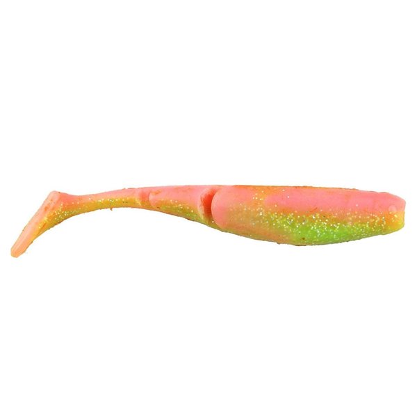 Z-Man SPT4-60PK5 Paddlerz Scented Swimbait, 4", Electric Chicken