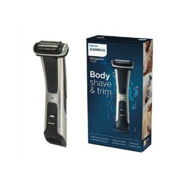 Philips Norelco Bodygroom Series 7000 Showerproof Body Trimmer & Shaver, BG7030/49, 1.0 Count