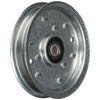 MaxPower 332511B Flat Idler Pulley for MTD, Cub Cadet, Troy-Bilt, Replaces OEM no. 956-04129, 753-08171, 756-04129, Silver
