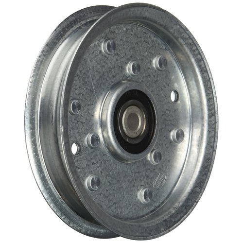 MaxPower 332511B Flat Idler Pulley for MTD, Cub Cadet, Troy-Bilt, Replaces OEM no. 956-04129, 753-08171, 756-04129, Silver