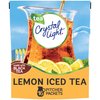 Crystal Light Natural Lemon 16 Pitcher Packs, Iced Tea, 4.26 Ounce