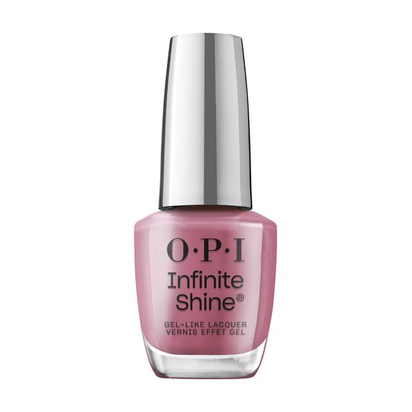 OPI Infinite Shine Long-Wear Dark Crème Finish Opaque Purple Nail Polish, Up to 11 days of wear & Gel-Like Shine, Times Infinity, 0.5 fl oz