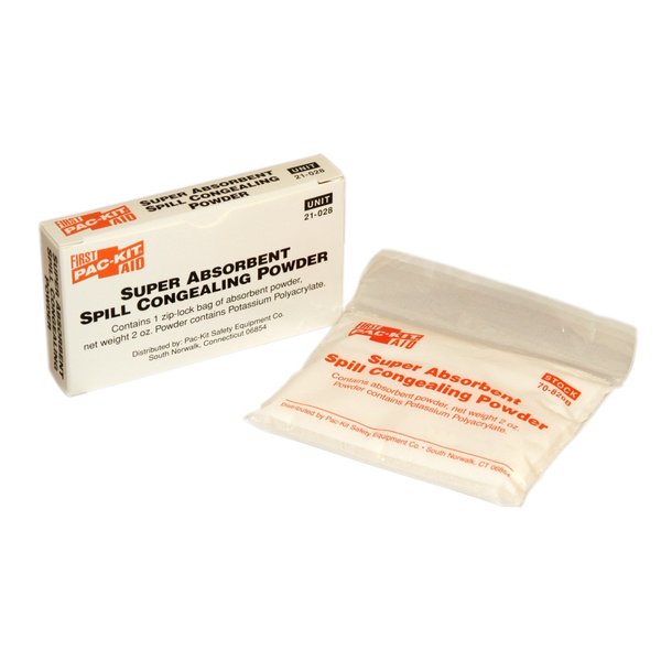 First Aid Only 21-028 Spill Clean-Up Powder Pouch, 2 oz Capacity