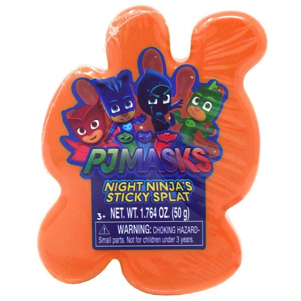 PJ Masks Sticky Splat Putty - Orange