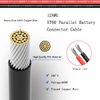 ELFCULB 2pcs XT60 Y Splitter,12AWG XT60 Parallel Battery Connector Cable for Quadcopter RC Car(150mm)