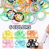 YGDZ Elastic Hair Bands, 1500pcs Hair Rubber Bands, 120pcs Baby Hair Ties, Colorful Small Hair Tie Set with Hair Tail Tools, Rat Tail Comb, Hair Accessories for Girl, Toddler