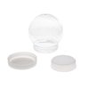 Creative Hobbies 4 Inch (100mm) DIY Snow Globe Water Globe - Clear Plastic with Screw Off Cap | Perfect for DIY Crafts and Customization