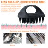 YEALIR Scalp Massager Shampoo Brush, Scalp Scrubber for Dandruff & Build Up, Bigger Coverage Shorter Washing Time, Scalp Massager Hair Growth w/Silicone Bristles| Easy to Hold