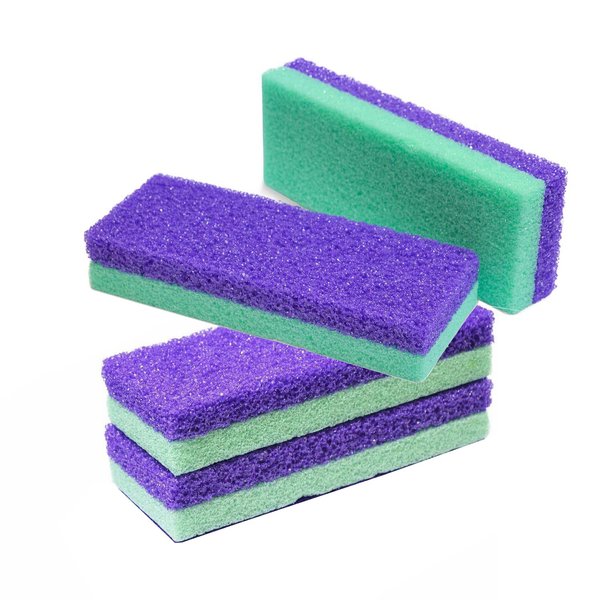 Karlash Professional Pedicure Foot Pumice Stone for Feet Skin Callus Remover and Scrubber for Dead Skins 2 Sided (Pack of 2)