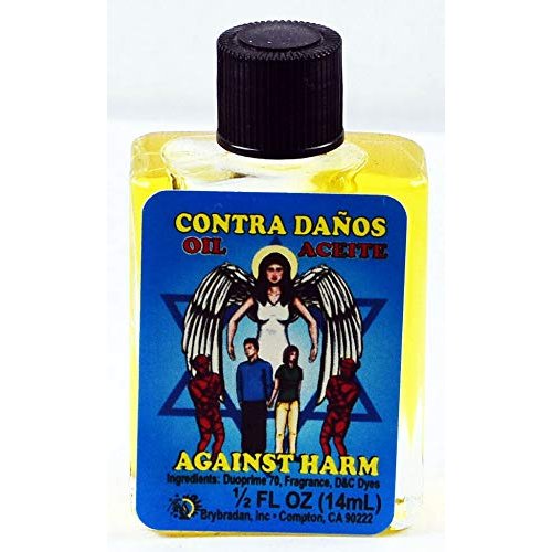 3 Pieces BRYBRADAN Against HARM Spiritual Oil Contra DAÑOS ACEITE ESPIRITUAL -1/2 FL OZ 14.7ML