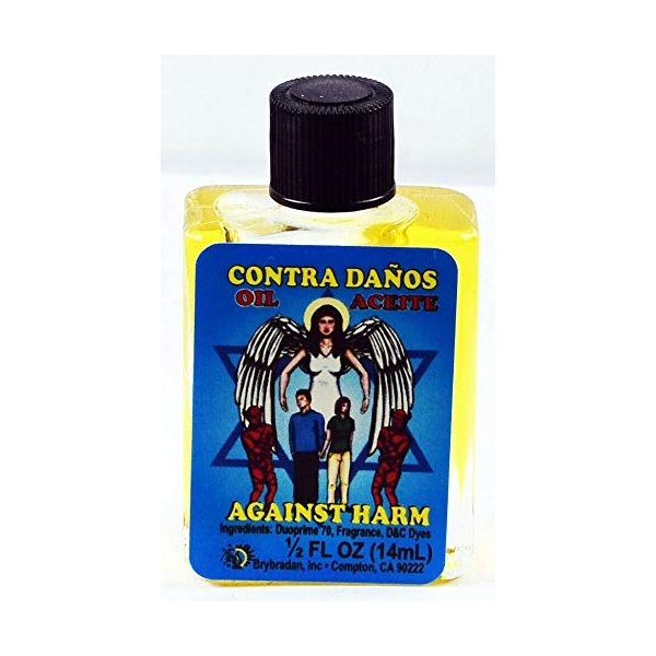 3 Pieces BRYBRADAN Against HARM Spiritual Oil Contra DAÑOS ACEITE ESPIRITUAL -1/2 FL OZ 14.7ML