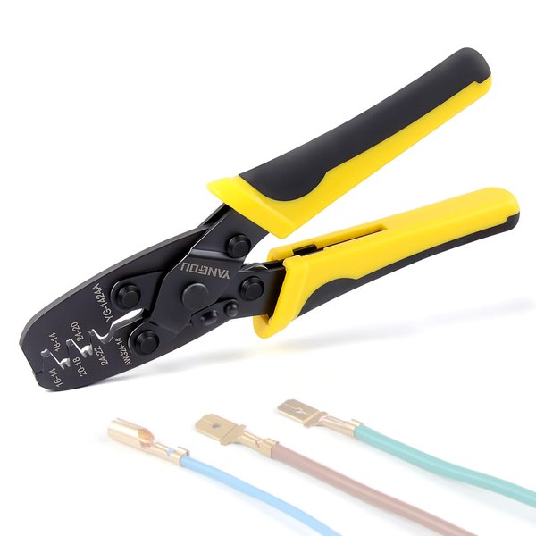 Yangoutool Molex Crimp Tool: Versatile for Molex, Delphi, AMP/Tyco, Harley, PC/Computer, Automotive Use, 24-14 AWG, Model 1424A