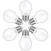 WELLHOME 40W Equivalent Light Bulb,4W Led Bulbs 5000K Daylight,A15 LED Lights E26 Base,Ceiling Fan Light Bulb,120V 40w Appliance Bulb,Non-Dimmable,6 Pack
