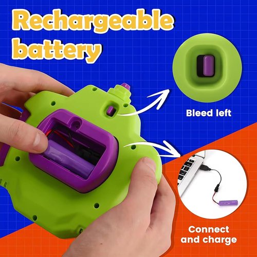 RAHATBEE Quick Push Pop Game with Balloons, Light Up Pop It Fidget Toys for Kids Adults, Squeeze Poppet Sensory Fast Push Bubble Toy, Family Interactive Game, Handheld Puzzle Game Machine (Balloons)