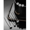 40 Pack Bridal Wedding Hair Pins Rhinestone Hair Clips Accessories for Women and Girls (Style B)