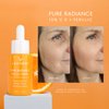 Vitamin C Face Serum - CE Ferulic Facial Serum with 15% Pure L-Ascorbic Acid, Ferulic Acid, Vitamin E, & Hyaluronic Acid - Anti Aging, Anti Wrinkle Skin Brightening Serum, 30ml/1oz.