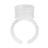 Tattoo Ink Cap, Disposable Tattoo Ink Ring Cups Plastic Microblading Pigment Accessories Holder (100pcs)