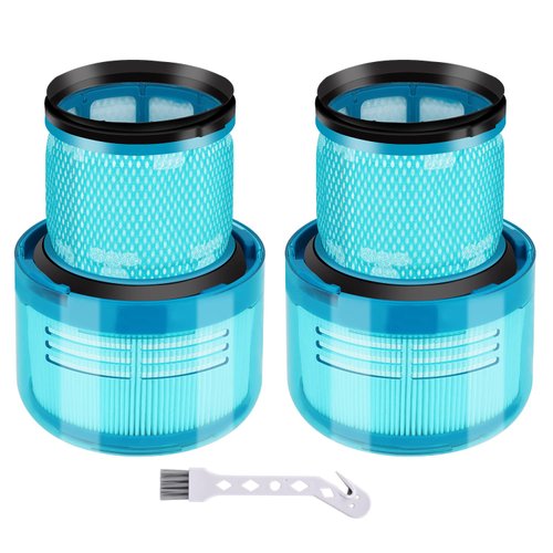 2 Pack Filter Replacement for Dyson V15 Detect, V15 Detect +, V11 Torque Drive, V11 Animal, SV14 Cordless Stick Vacuum Cleaner,Replaces Part No. 970013-02
