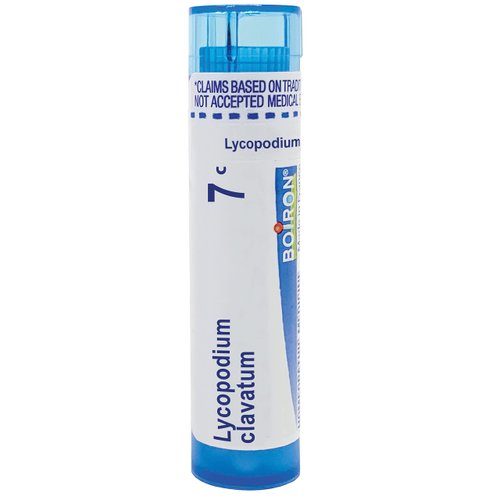 Boiron Lycopodium Clavatum 7C Md 80 Pellets for Bloated Abdomen Improved by Passing Gas