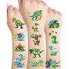 165Pcs Three Rex Dinosaur Tattoos for Kids - Three Rex Birthday Decorations -18 Sheets 3 Rex Dino Tattoos Temporary Party Favors for Dinosaur 3rd Birthday Decorations 3 Year Old Boy Girl