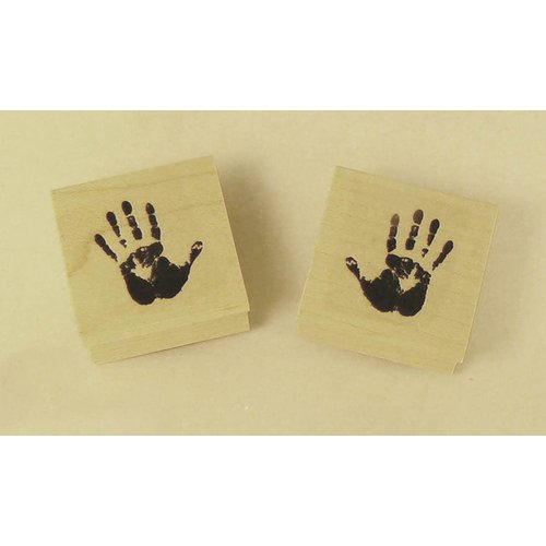 P87 Hand Prints Rubber Stamps