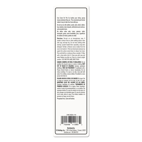 Goo Gone On The Go Pen - 0.34 Ounce - Adhesive Removing Pen Removes Stickers Price Tags and Scuffs