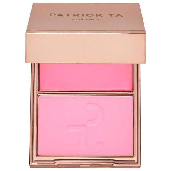 PATRICK TA Major Beauty Headlines - Double-Take Crème & Powder Blush - Just Enough (soft blue pink)