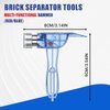 Mould King Building Blocks Separator Tool Kit Brick Tools Technic Blocks Tool Set Multi-Functional Hammer（1pcs, Random Color）