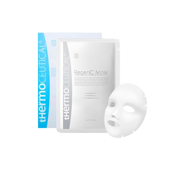 tHermoCEUTICAL RegeniC Mask - Intensive Hydration for the Face & Neck, Facial Sheet Mask, 50ml Ampoule Power wtih Instant Hydration, Smoothness for Dry Skin, Redness (Pack of 5)