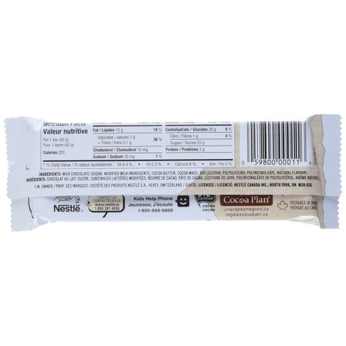 Nestle Aero Chocolate Bars | 24 x 42gram bars | Imported from Canada (Milk Chocolate)