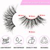 10 Pairs Fluffy Faux Mink Lashes Wispy False Eyelashes, Wispy Dramatic Lashes 20MM Long Lashes, Thick Volume Crossed Soft Curly Fake Lashes Lightweight Big Eye Lashes Pack(04)