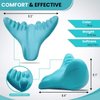 Cervical Spine Massage Pillow, Portable Neck and Shoulder Relaxer Neck Massage Pillow, Cervical Spine Alignment Chiropractic Pillow Cervical Neck Traction Device Neck Stretcher for TMJ Pain Relief