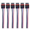 Pulse Power Plug Pigtail Connector Compatible with 2018 2019 2020 2021 Polaris Ranger XP 1000/ RZR/Pro RS1 General Pulse Bus Bar Harness Pigtail Connector (6Pcs Black Red Blue)