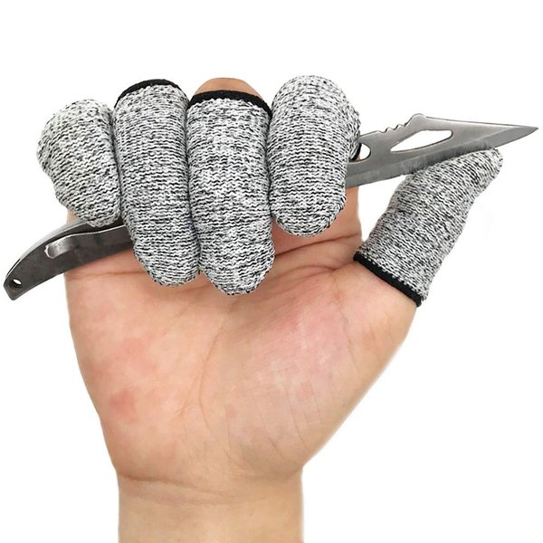 Finger Protector Finge Cots Finger Sleeves Glove Life Extender For Cuting, Building, Gardenning, Sculpturing, DIY Working (20 Count)
