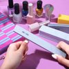 FANDAMEI Nail File, 24PCS 80/80 Grit Nail Files, Double Sided Emery Boards for Nails Buffering, Professional Nail File for Natural Acrylic Nails, Rectangular Manicure Nail Files Set, Coarse Grit 80/80