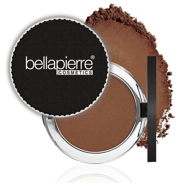 bellapierre Compact Mineral Foundation SPF 15 | Vegan & Cruelty Free | Full Coverage | Hypoallergenic & Safe for All Skin Types | Oil & Talc Free - 0.35 Oz - Chocolate Truffle